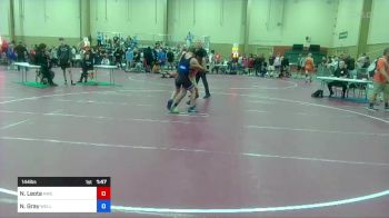 144 lbs Quarterfinal - Noah Leota, Hernando Wrestling Club vs Nikolas Gray, Wellington Wrestling
