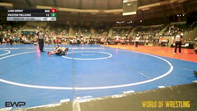 73 lbs Round Of 16 - Liam Brent, Massa's Maniacs vs Paxton Fellows, F-5 Grappling
