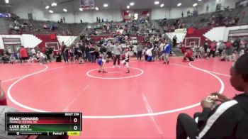 58-61 lbs Round 2 - Luke Bolt, Center Grove WC vs Isaac Howard, Franklin Central WC
