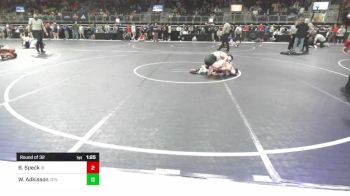 115 lbs Round Of 32 - Barret Speck, Illini Bluffs vs Waylon Adkisson, Centralia Panthers