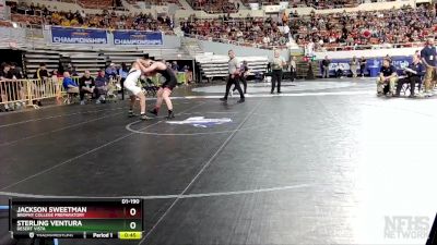 D1-190 lbs Cons. Semi - Sterling Ventura, Desert Vista vs Jackson Sweetman, Brophy College Preparatory