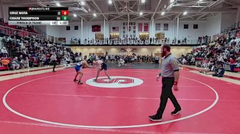 165 lbs Finals (8 Team) - Chase Thompson, Salesianum vs Cruz Mota, Sussex Central H S