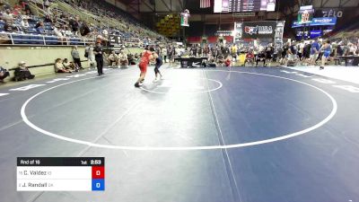 157 lbs Rnd Of 16 - Carlos Valdez, ID vs Jude Randall, OK