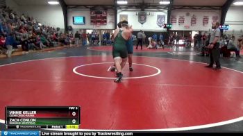 285 lbs Cons. Semi - Zach Conlon, Dubuque Hempstead vs Vinnie Keller, Clear Creek-Amana