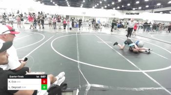 102 lbs Quarterfinal - Kellen Eva, Aniciete TC vs Luke Degroat, Dominate WC