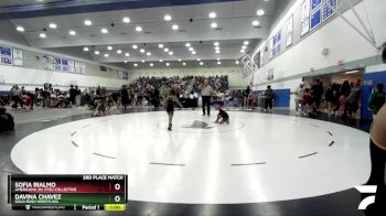 57 lbs 3rd Place Match - Sofia Rialmo, Americana Jiu Jitsu Collective vs Davina Chavez, Gold Rush Wrestling