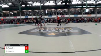 164-172 lbs Round 4 - Darius Russell, Hurricane WC vs Caleb Peters, Olympia Wrestling