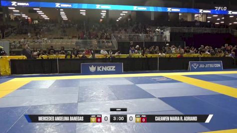 Caeawen Maria R. Adriano vs Mercedes Angelina Banegas 2025 Pan Kids Jiu-Jitsu IBJJF Championship