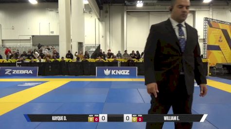 WILLIAM E. vs KAYQUE D. 2025 World IBJJF Jiu-Jitsu No-Gi Championship