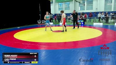 60kg Cons. Round 2 - Robee Moody, London-Western WC vs Cash Friend, The ROC