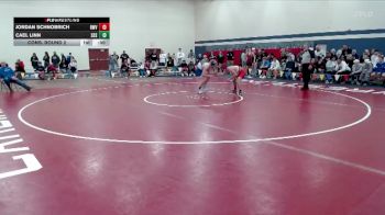 139 lbs Cons. Round 2 - Cael Linn, Sartell-Saint Stephen vs Jordan Schnobrich, Redwood Valley