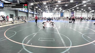 106 lbs Consi Of 8 #1 - Rowen Humphrey, PA vs Blake Klipp, PA