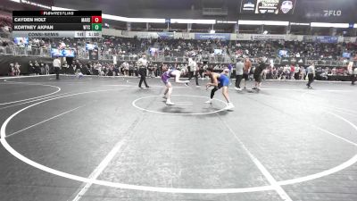 130 lbs Consolation - Cayden Holt, Marshfield Youth Wrestling vs Kortney Akpan, Wtc
