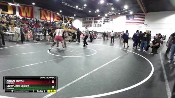 285 lbs Cons. Round 2 - Aidan Tovar, Downey vs Matthew Muniz, Santa Fe