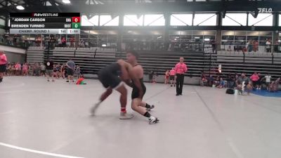 151-157 lbs Champ. Round 1 - Jordan Carson, Unattached vs Brenden Turnbo, Unattached