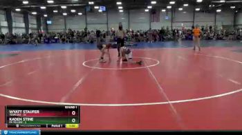 72 lbs Round 1 - Wyatt Staufer, Team USA vs Kaden Stine, PA Yellow