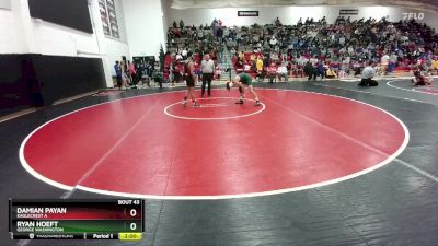 126 lbs Champ. Round 1 - Ryan Hoeft, George Washington vs Damian Payan, Eaglecrest A