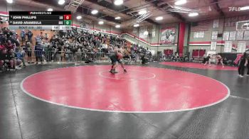 285 lbs Quarterfinal - David Arambula, Buena vs John Phillips, Liberty (Winchester)