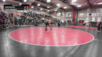 285 lbs Quarterfinal - David Arambula, Buena vs John Phillips, Liberty (Winchester)