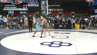 138 lbs Quarters - Tyler Paulson, Wisconsin vs Marcel Hawkins, Oklahoma