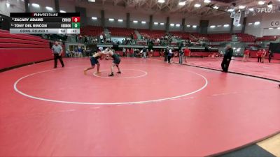 215 lbs Cons. Round 3 - Tony Del Rincon, Lewisville Hebron vs Zacary Adams, Eastwood