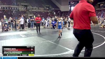 71 lbs Semifinal - Braxton Berninzoni, Black Fox Wrestling Academy vs Forrest Keys, SLV Elite Wrestling Club