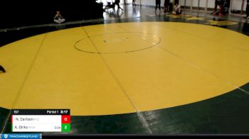 157 lbs Cons. Round 4 - Nick Carlson, Pratt Community College vs Abraham Dirkx, Morningside (Iowa)