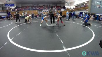 70 lbs Consi Of 8 #2 - Grayson Penrod, Little Axe Takedown Club vs Baker Beadles, HBT Grapplers