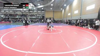 126 lbs Round Of 16 - Brooklynn Webber, Mt. Blue vs Natalia Jaramillo, Nashoba Tech