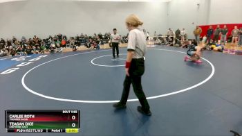 130 lbs Quarterfinal - Teagan Dice, Cheyenne East vs Carlee Roth, Thunder Basin