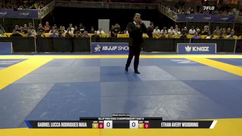 Gabriel Lucca Rodrigues Maia vs Ethan Avery Woodring 2026 Pan Kids Jiu-Jitsu IBJJF Championship