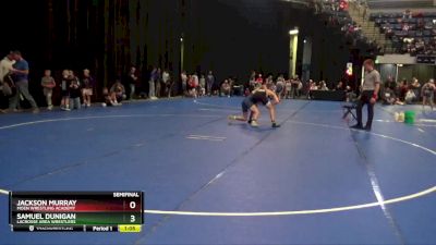 140 lbs Semifinal - Samuel Dunigan, LaCrosse Area Wrestlers vs Jackson Murray, Moen Wrestling Academy