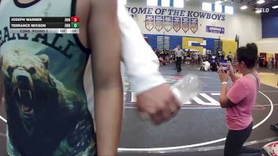 113 lbs Cons. Round 2 - Kenny Villon, Funky Monkey vs Miles Merves, St John Neumann