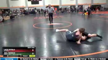 98 lbs Round 3 - Jace Sotelo, DC Elite vs Ben Merrick, North Liberty Wrestling Club