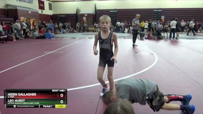SPW-11 lbs 5th Place Match - Aiden Gallagher, X-men vs Leo Hurst, Little Eagles Wrestling Club