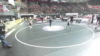 70 lbs Quarters - Jeremiah-Roman Castro, Savage House Wrestling Club vs Levi Campbell, Origin Training Center