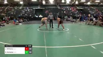 285 lbs Semifinal - Jordan Williams, Columbus vs Dominek Rohleder, Wahoo High School