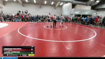 157 lbs Champ. Round 2 - Carter Coorough, Ralston Valley vs Jonathan Malovich, Platte Valley