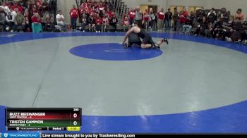 285 lbs Champ Round 1 (16 Team) - Buzz Beiswanger, West Central vs Tristen Gammon, North Posey