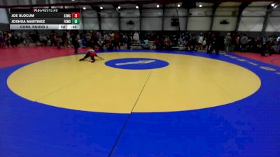 U10 FK - 77 lbs Cons. Round 2 - Joshua Martinez, Twin City Wrestling Club vs Joe Slocum, Sua Sponte Wrestling Club