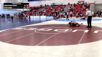 149 lbs Quarterfinal - Sebastiano Spina, Alvernia University vs Evan Owen, Washington & Lee