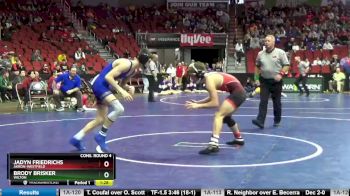 1A-126 lbs Cons. Round 4 - Jadyn Friedrichs, Akron-Westfield vs Brody Brisker, Wilton