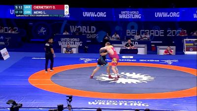 130 kg Qualif. - Oleksandr Chernetskyy, Ukraine vs Lingzhe Meng, China