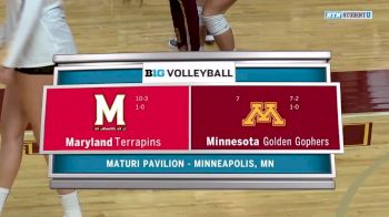 2018 Maryland vs Minnesota | Big Ten Women's Volleyball