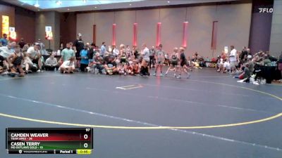 97 lbs Finals (8 Team) - Casen Terry, MO Outlaws Gold vs Camden Weaver, Team Apex