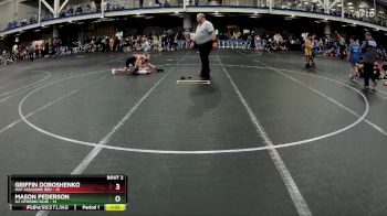 76 lbs Round 1 (6 Team) - Griffin Doroshenko, Mat Assassins Red vs Mason Pederson, U2 Uprising Blue