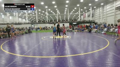 100 lbs Lillee Denson, Michigan Blue vs Natalie Beaumont, Tennessee