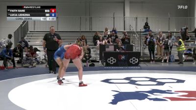 Cons. Semis - Faith Bane, North Carolina vs Lucia Ledezma, Granite Wrestling Club