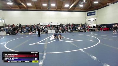 138 lbs Cons. Round 4 - Valynn Kwan, Menlo College vs Danica Kelley, Menlo College