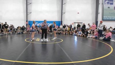 56 lbs Rr Rnd 4 - Kennedy Unrue, PA West Black - W vs Carolyn Geckler, Ohio Goons - W